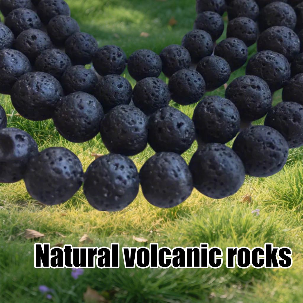Natural , Natural Stone Beads For DIY Jewelry Accessories, Natural Volcanic Stone