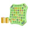 Kids Cartoon Theme Interactive Flip Chess Board Game Toy with Fruit/Animal Design for Logical Thinking and Social Fun