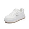 Spring student versatile little white board shoes women's fashion solid color bread shoes platform sole lightweight casual shoes