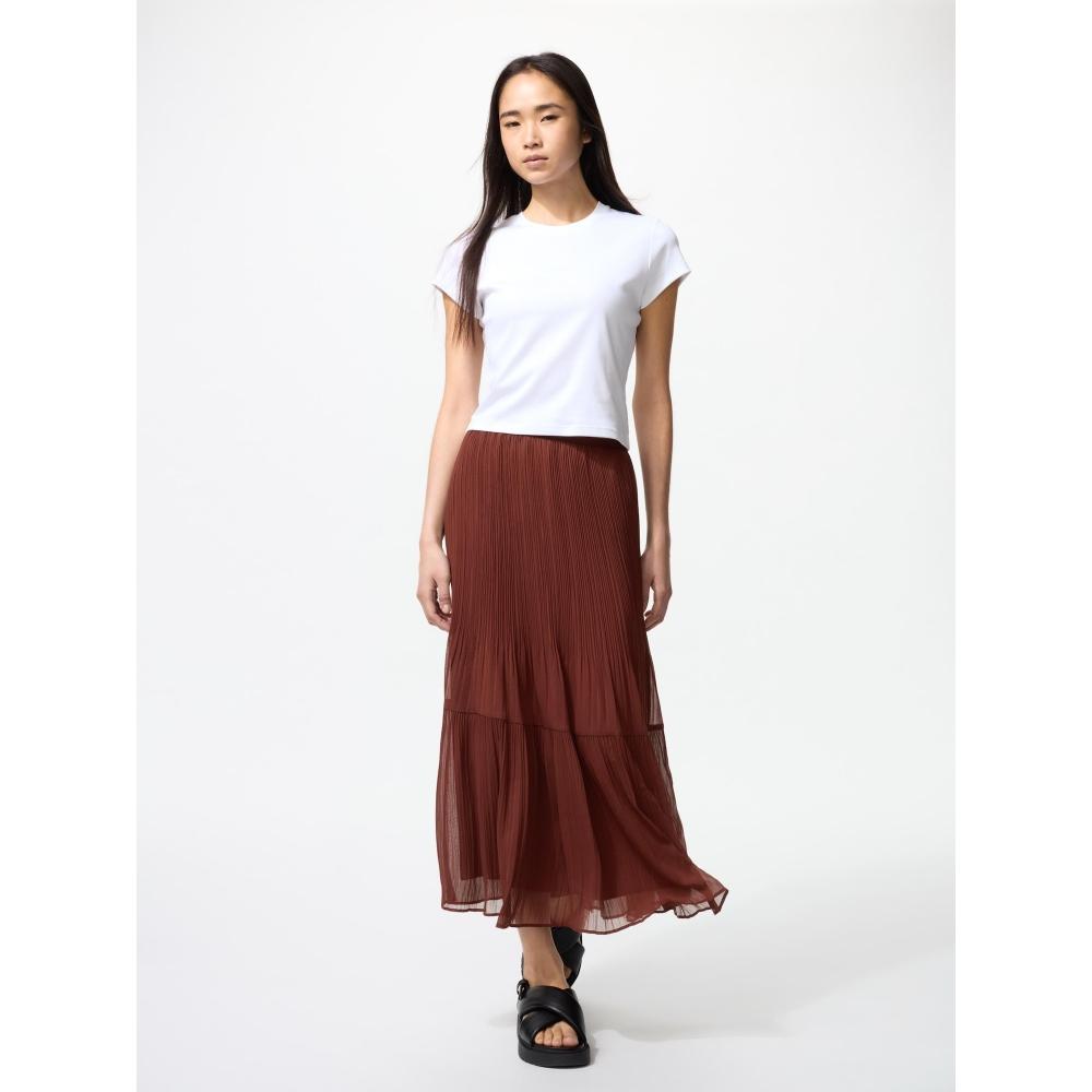 Uniqlo Chiffon Tiered Skirt
