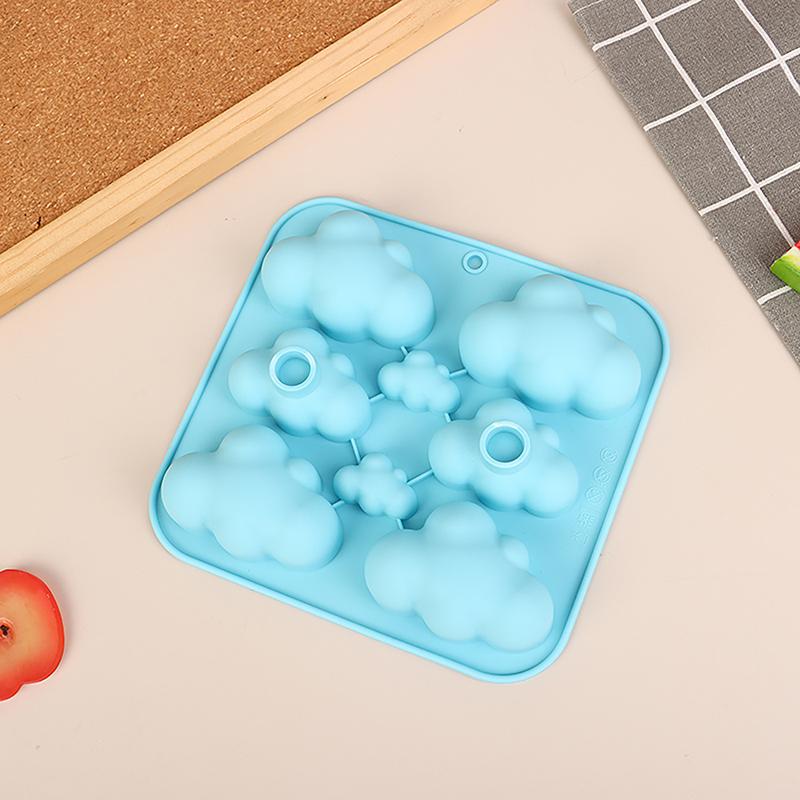 

Силиконовая форма для конфет в форме облака, 8 полостей, шоколадный пудинг, десерт, торт, форма для выпечки, кухонный инструмент, свечи, мыловарение синий