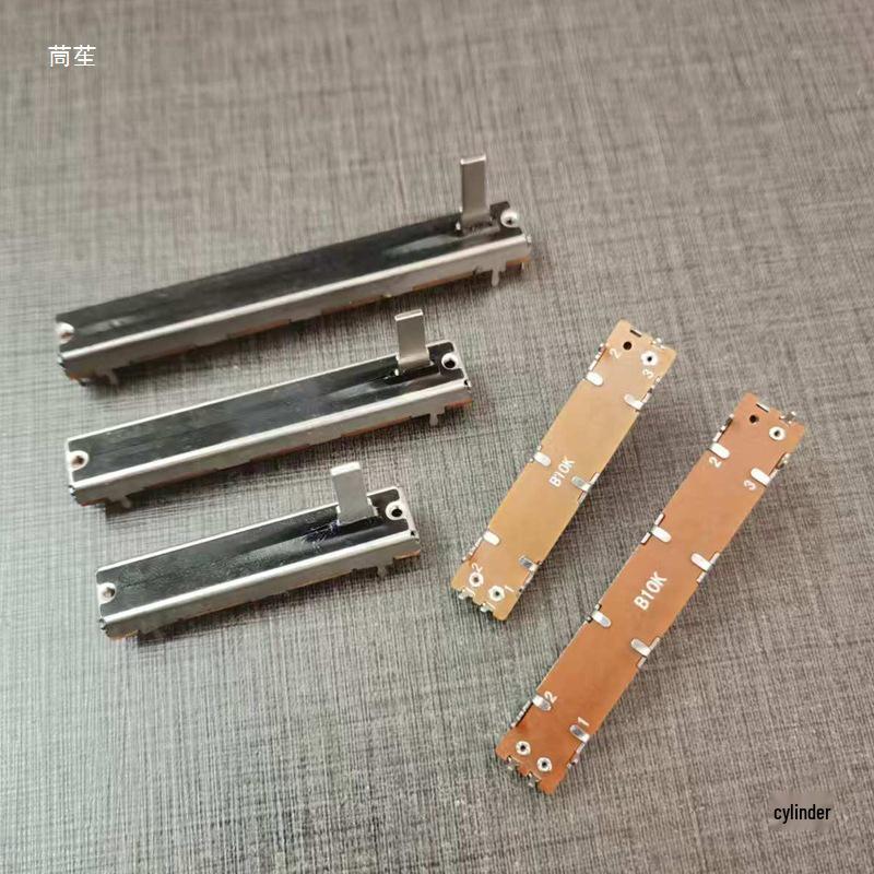 Potenziometro a Cursore Singolo/Doppio 45-75mm Mixer Fader A10 B10K Dimmer