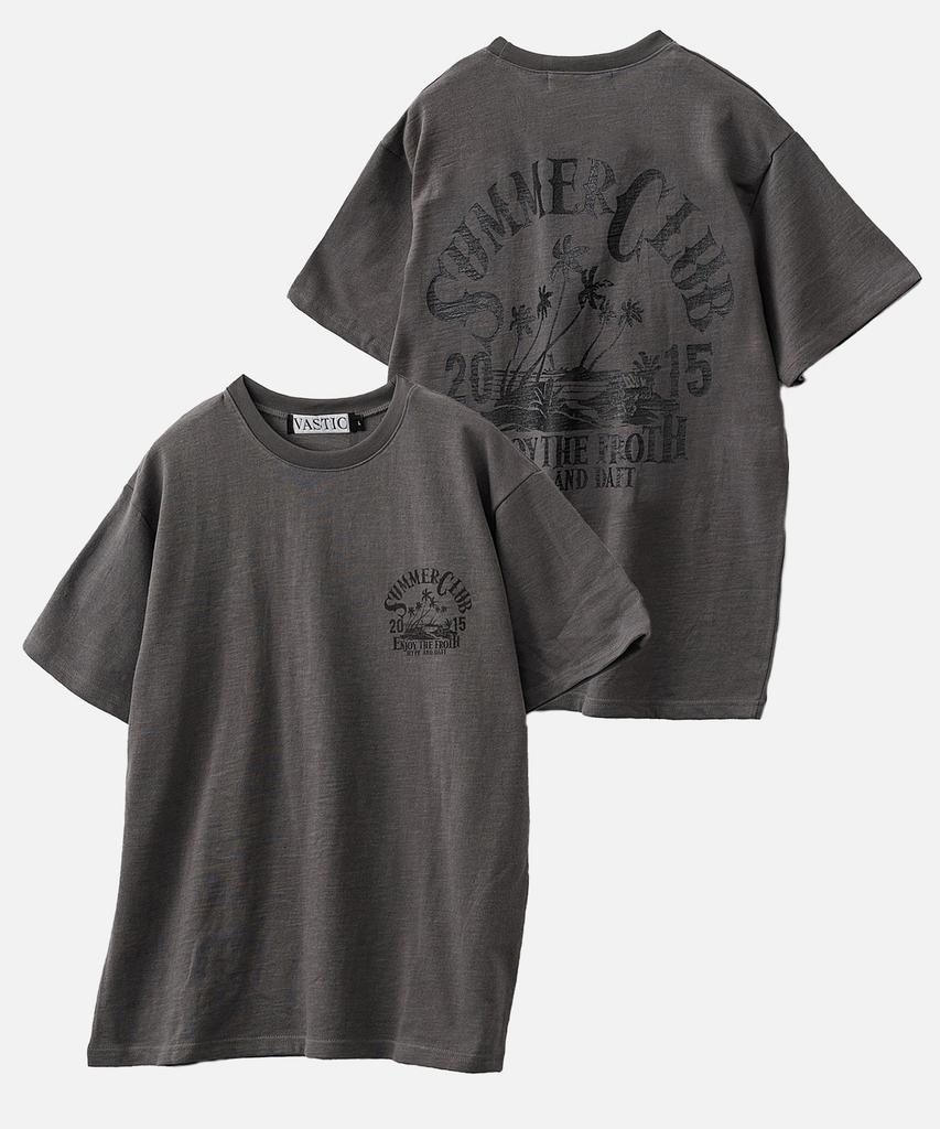 VASTIC Summer Club T-Shirt_Charcoal