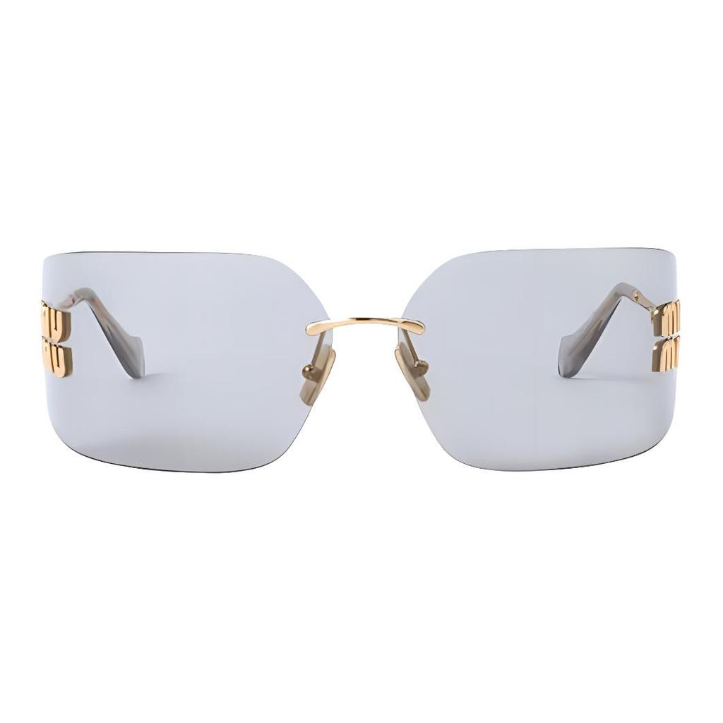 Miu Miu Logo Irregular Shape Sunglasses Women sunglasses Gold SMU54Y_E5AK_FE30B_C_080
