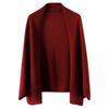 Ladies' Fashionable Cashmere Shawl Paired With Warm, Fashionable And Stylish High-end Knitted Cape -use Scarf
