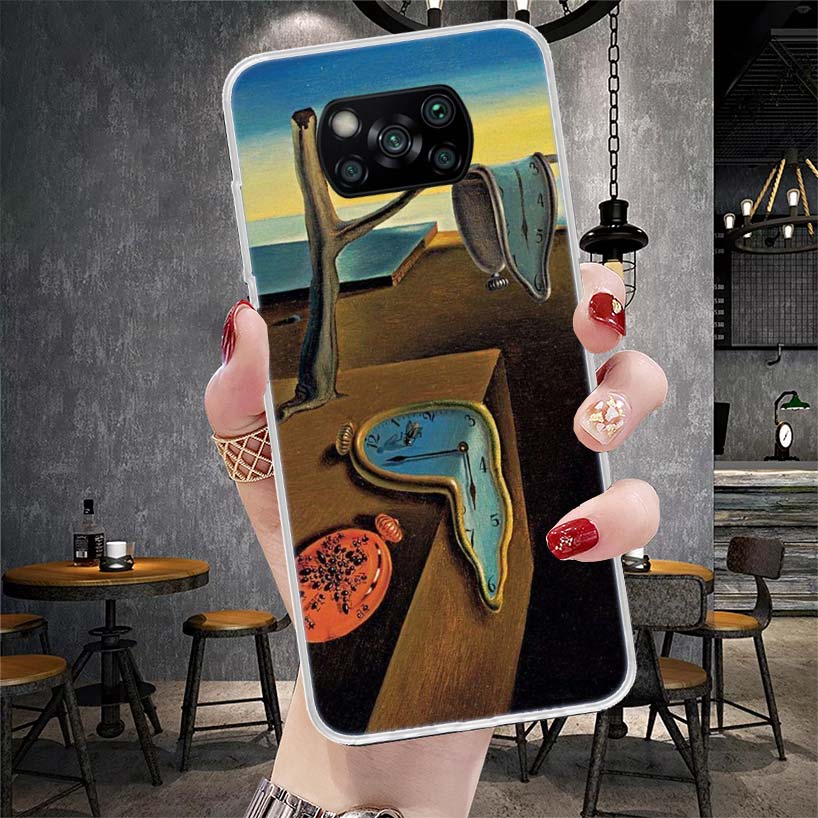 Salvador Dali Art Soft Phone Case For Xiaomi Redmi 15C 15 13C 13 Poco X5 X6 X7 F7 Ultra M7 12C 12 10 10C 9C 9A 9T 9 Fundas Poco