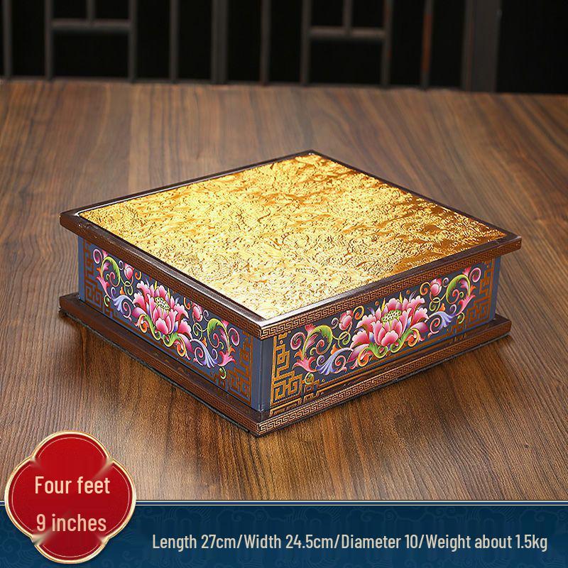 Guan Yin & Guan Gong Elevated Worship Stand for Buddhas & Gods Display