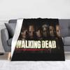 The Walking Dead Horror Movie Blanket Fleece Rick Grimes Daryl Dixon Carl Comic Warm Throw Blanket for Bedding Couch Bed Rug