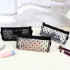 1 Piece Transparent Mesh Makeup Bag, Travel Portable Makeup Brush Organizer, Women'S Lipstick Storage Tool