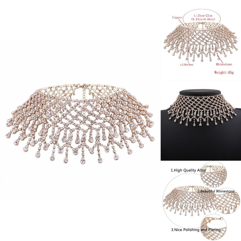 Stylish Water Drop Necklace For Women With Electroplated Finish And Geometric Shape