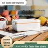 Portable Rechargeable Heating & Insulation Lunch Box for Office Workers & Students - Wireless, Water-Free Bento Box