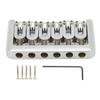 Silver Fixed Hardtail Guitar Bridge U Shaped String Spacing Guitar Bridge Saddle  Electric Guitar