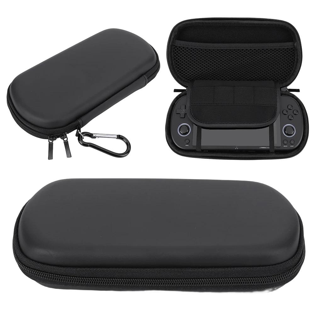 Hard EVA Carrying Case with Tempered Glass Film EVA Protective Case Shockproof for Trimui Smart Pro Handheld Game Console