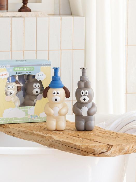 romane Brunch Brother Bunny & Puppy Dispenser 2P Set 2P set