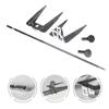 Edelstahl Hähnchenbraten Gabel Drehbar Backen Brathähnchen Gabel BBQ Hähnchen Gabel für Outdoor Grills
