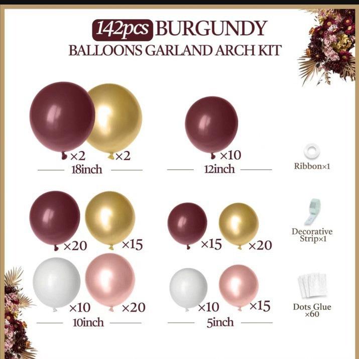 Balloon Arch Kit for Parties: Perfect for Anniversaries, Birthdays, Weddings, and Store Openings