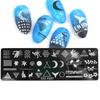 Nail Art Stamping Plates Flower Moon Snowflake Animals Design Nail for Image Stamp Plates Manicure Templates Nail Art To