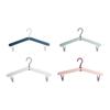Compact Travel Drying Rack with Foldable Hangers and Clips