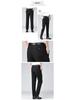Men's Summer Lightweight High-Waisted Business Trousers for Middle-Aged & Elderly – Loose, Casual, Non-Iron, Formal Pants