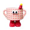 Cartoon Storage Basket with Eyes Legs Large Capacity Vibrant Color Adorable Storage Box Multi-functional Organizer