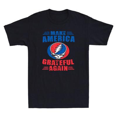 Make America Grateful Again Funny Political Quote Sayings Vintage Men's T-Shirt