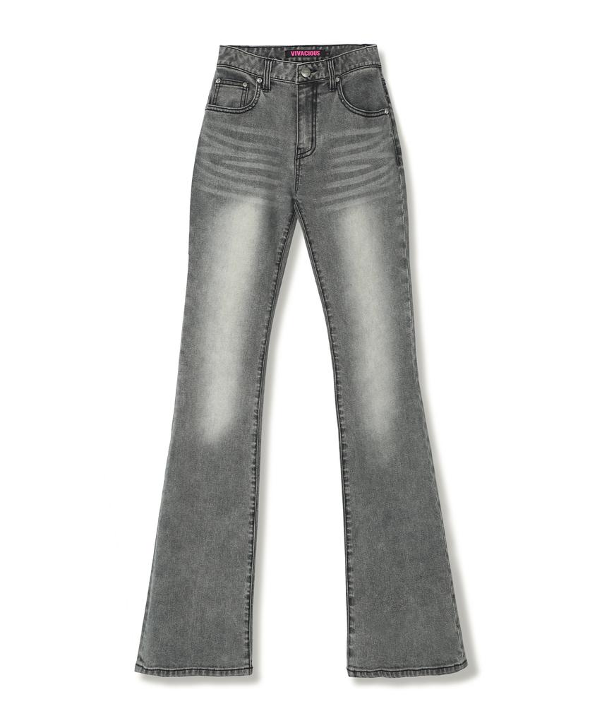 VIVACIOUS Noel Bootscut Denim Pants Light Blue