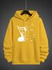 Men's Hooded Sweatshirt for Autumn and Winter, Featuring Personalized Prints Comfortable and Stylish, Suitable for Everyday Casual Wear and Sportswear