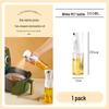 Glass Oil Sprayer Bottle for Kitchen, BBQ, and Air Fryer - Food Grade Oil Storage and Press Can