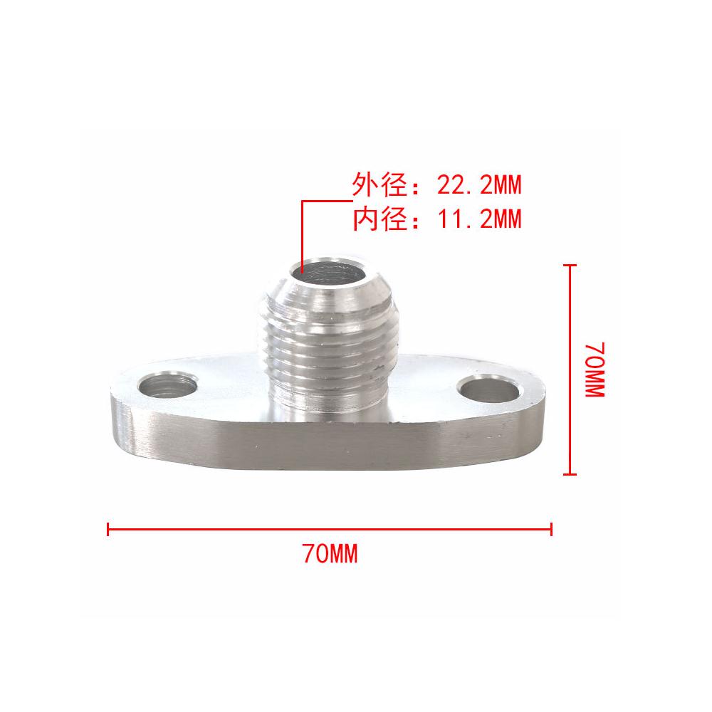 Garnitură de flanșă de evacuare a uleiului turbo 10AN Garrett GT28 GT30 GT35 T3 T4 Kit adaptor turbocompresor