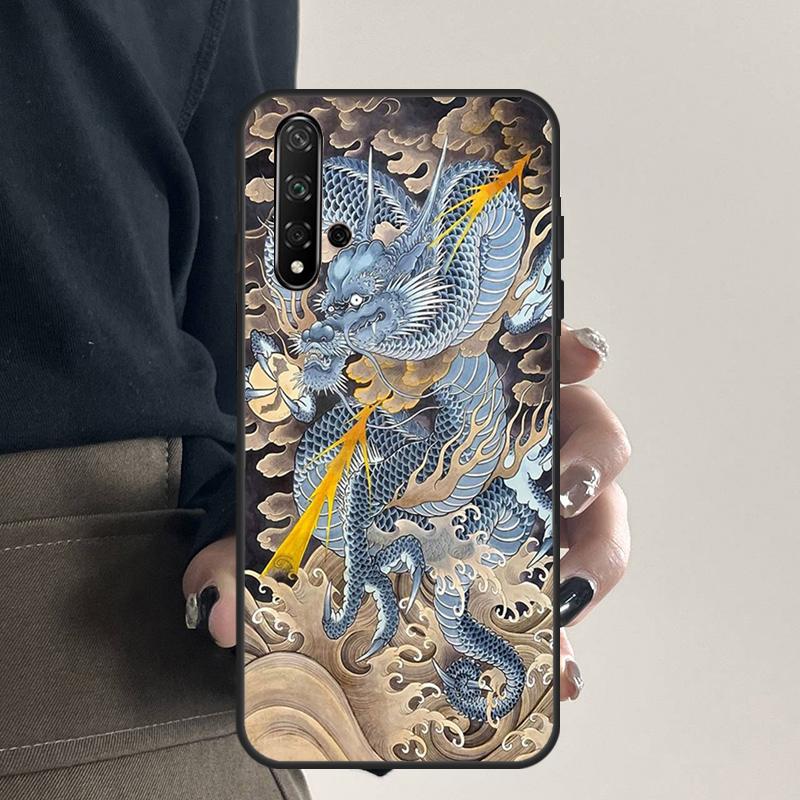 

Japanese Dragon For Huawei Nova 9 10 SE 5T 12s 12i 11i Y91 Y90 Y60 Y70 Y72 Y61 P20 P40 P30 Lite P60 Pro Case Nova 9 SE