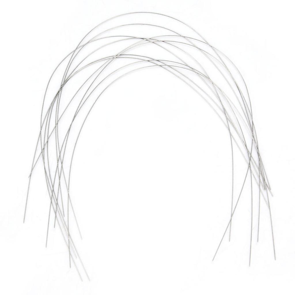 10Pcs Super Elastic NiTi Arch Round Wire Archwire for Orthodontic Dental Supplies (0.012 Upper)