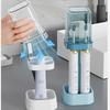 All-in-One Toothbrush Holder with Lid Toothbrush Organizer Bathroom Supplies Mouthwash Cup  Couple