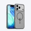 KEYSION Magnetic Matte Transparent Case for MagSafe for iPhone 17 Pro Max Silicone+PC Shockproof Wireless Charging Phone Cover