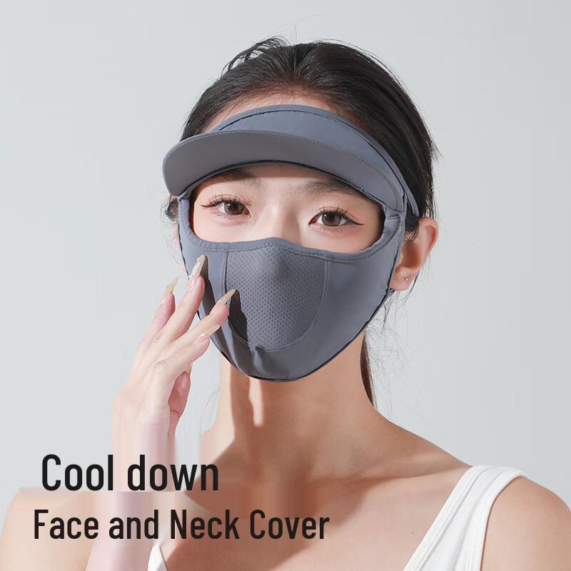 MEET SUNNY Women's Sun Protective Face Mask with Brim