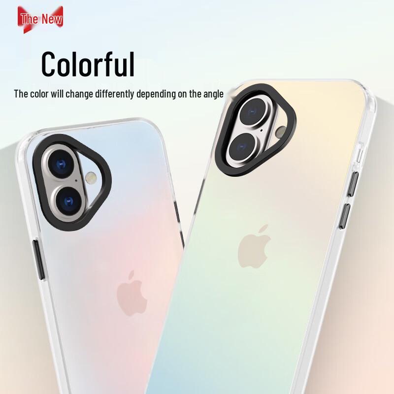 Baozou Frosted Laser Gradient iPhone Case