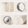 Classic Stainless Steel Thermos Cup Tea Water Separation Cup Home Portable With Handle Seal Against Leakage Vacuum Bottle