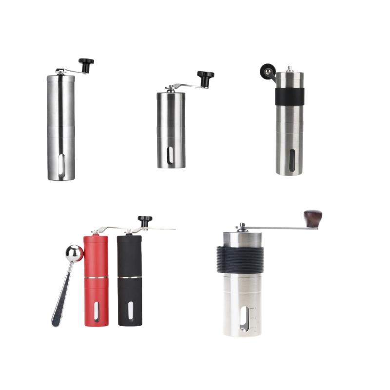 Efficient Manual Coffee Grinder Rusts Resistant Stainless Steels Espresso Grinding Machine for Home and Office Use