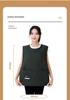 Adjustable Waterproof Coffee Apron Vest for Catering & Barber Shop