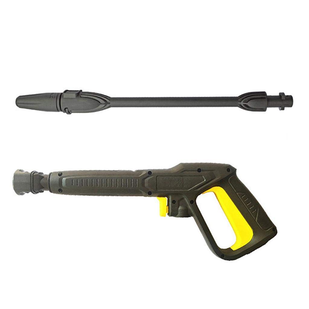 Milageto High-Pressure Washer Spray Gun for Karcher K2-K7, 4000 PSI Compatible, M22 Connector with Safety Lock