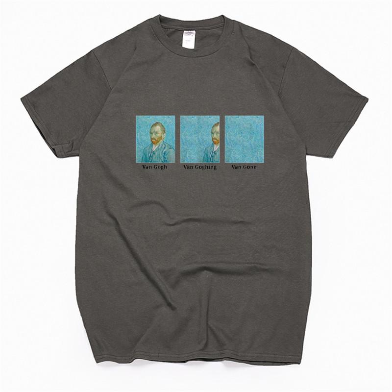 Van Gogh Van Goghing Van Gone Meme Funny T Shirt Unisex Hipsters Cute Printed Tee Women