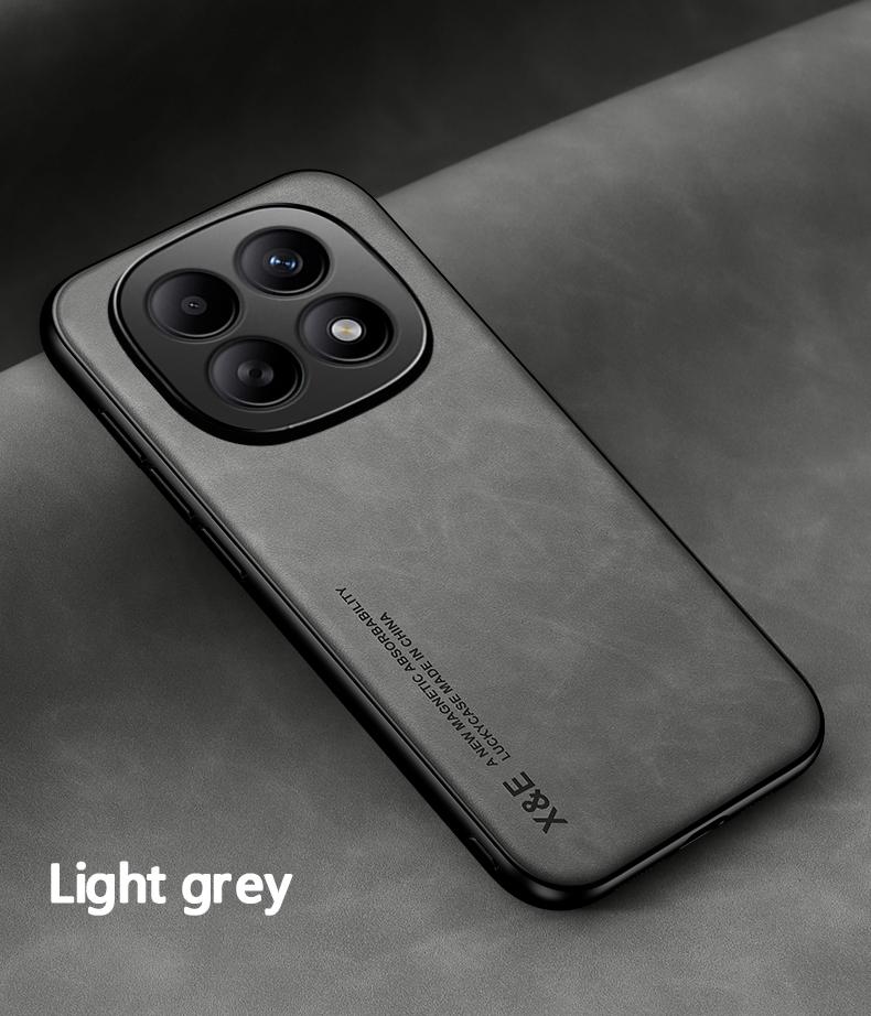 Kožené Pouzdro pro xiaomi POCO M8 Pro 5G Pouzdro pro POCO M8 5G Capa Ultra tenký Kryt s Magnetickou Ochrranou pro Auto