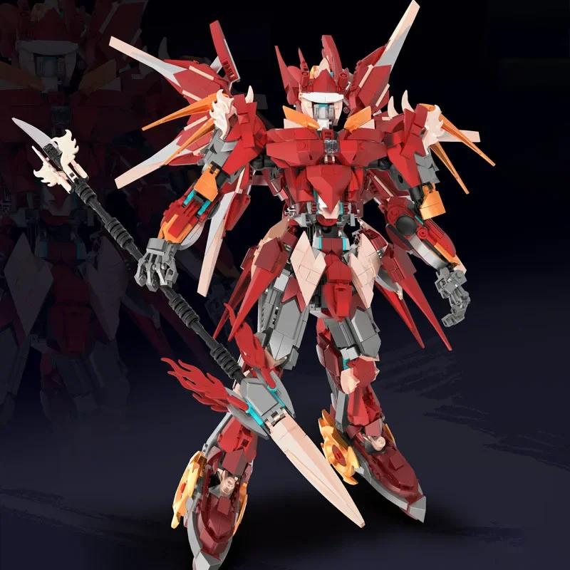 Chinese Warrior Mecha Robot Mech Building Blocks Toys MOC Nezha ZHAOYUN Monkey King Hero Model DIY Bricks Toy for Kids Boys Gift