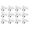 12Pcs Linear Motion Rail Support Aluminium Alloy Shaft Clamping Rod Set Kit for 3D Printer