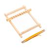 Wooden Wooden Weaving Loom Starter Kit DIY Hand-Woven DIY Woven Set  For Children Kids Gifts