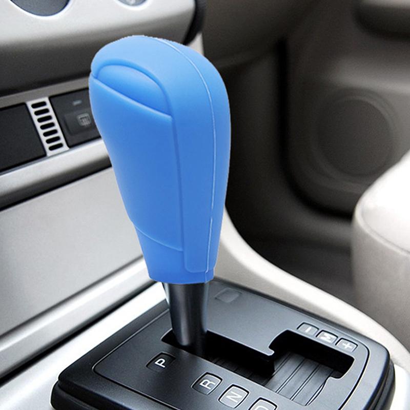 Silicone Car Gear Shift Knob Cover Stain Resistant Non-Slip Fit for Mazda3 Axela CX4 CX5 CX8 Auto Parts