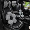 High-End Plush Houndstooth Winter Car Seat Heating Cushion