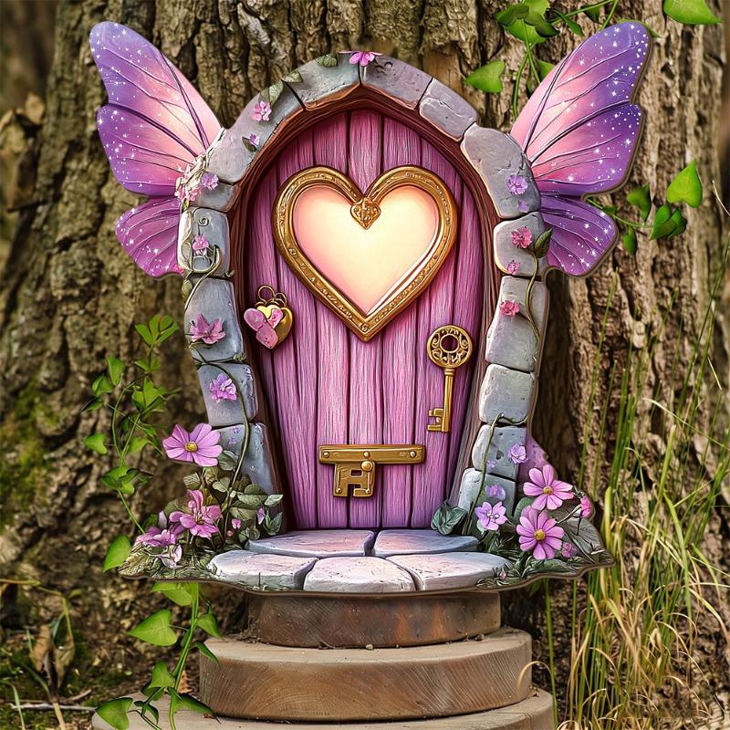 Forest-themed Fairyland Wooden Handicrafts for Garden Tree Decorations, Wall Ornaments, Atmosphere-enhancing Garden Layout Props