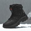 Men's Plus Size Waterproof Non-Slip Warm Snow Boots for Outdoor Hiking Winter