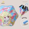 Children's Umbrella Safety Rounded Roller Boys and Girls Primary School Students Anti-Puncture Engineering Vehicle Umbrella Black Glue Rain Or Shine