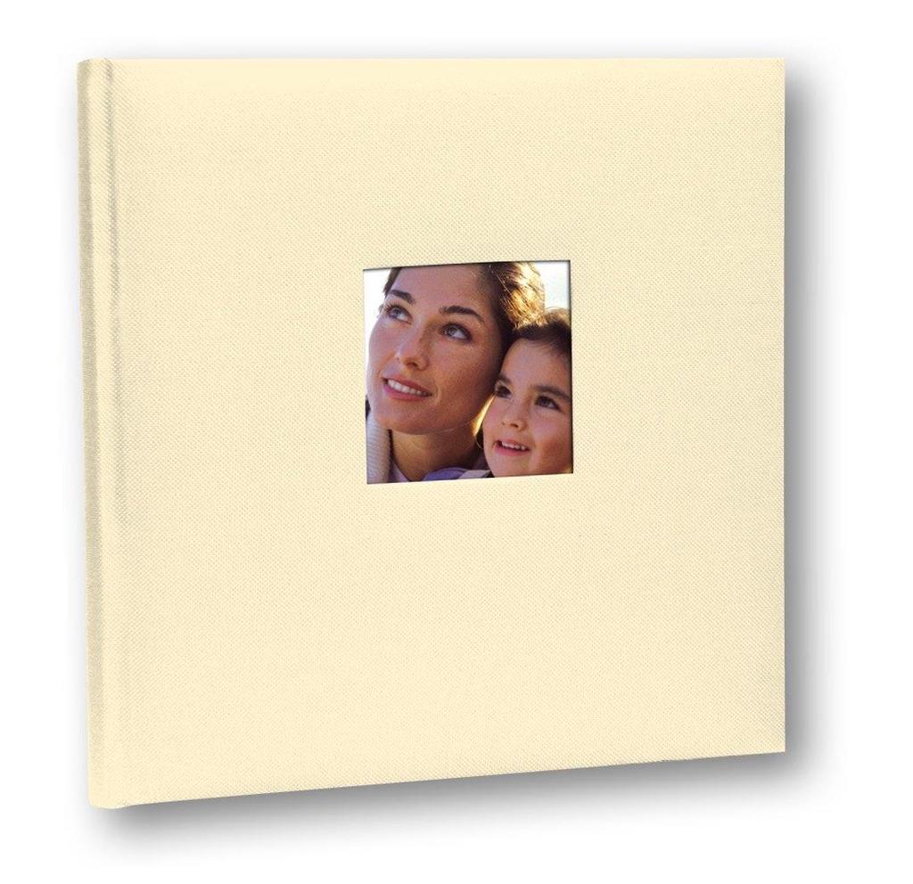 Fabula - Album Fotografico D130 con copertina in Carta Sughero Verde e applicazioni in legno